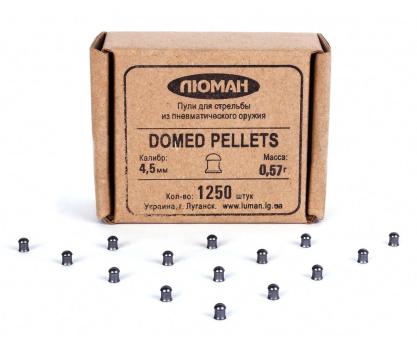 Пули Люман Domed pellets 4,5 мм 0,57г 1250 штук